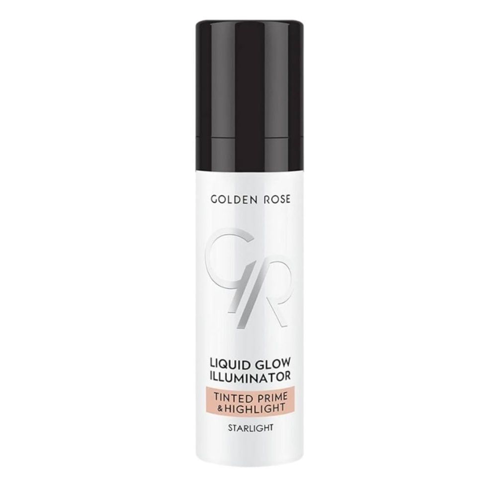 GOLDEN ROSE Liquid Glow Illuminator Tinted Prime & Highlight STARLIGHT 30ml